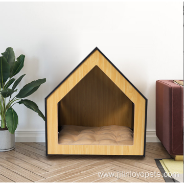 Wooden dog cat house furniture board tvilla nest